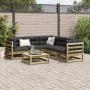 Garden sofa set 6 pieces impregnated pine wood by vidaXL, Garden sets - Ref: Foro24-3299444, Price: 343,16 €, Discount: %