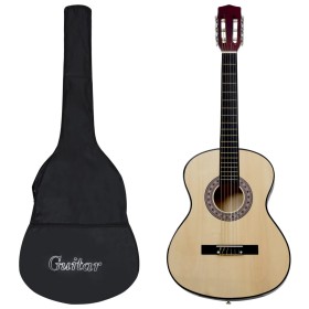 Set de guitarra clásica para principiantes 12 piezas 4/4 39"