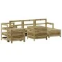 Gartensofa-Set 7-teilig aus imprägniertem Kiefernholz von vidaXL, Gartensets - Ref: Foro24-3250519, Preis: 501,12 €, Rabatt: %