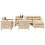 Garden sofa set 7 pieces solid pine wood by vidaXL, Garden sets - Ref: Foro24-3250552, Price: 449,13 €, Discount: %