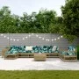 Gartensofa-Set 10-teilig aus imprägniertem Kiefernholz von vidaXL, Gartensets - Ref: Foro24-3250675, Preis: 709,14 €, Rabatt: %