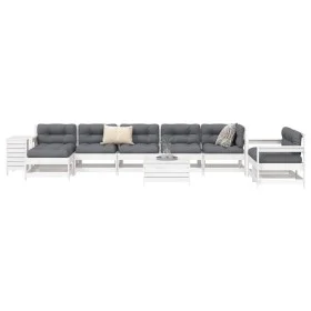 Garden sofa set 10 pieces solid white pine wood by vidaXL, Garden sets - Ref: Foro24-3250677, Price: 678,73 €, Discount: %