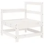 Gartensofa-Set 10-teilig aus massivem weißem Kiefernholz von vidaXL, Gartensets - Ref: Foro24-3250677, Preis: 678,73 €, Rabat...
