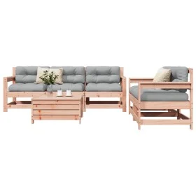 Garden sofa set 6 pieces solid Douglas fir wood by vidaXL, Garden sets - Ref: Foro24-3250822, Price: 350,85 €, Discount: %