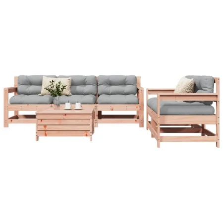 Garden sofa set 6 pieces solid Douglas fir wood by vidaXL, Garden sets - Ref: Foro24-3250822, Price: 350,85 €, Discount: %