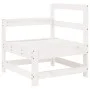 Gartensofa-Set 10-teilig aus massivem weißem Kiefernholz von vidaXL, Gartensets - Ref: Foro24-3250689, Preis: 668,62 €, Rabat...