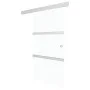 Sliding door made of tempered glass and silver aluminum 102.5x205 cm by vidaXL, Doors - Ref: Foro24-288060, Price: 280,59 €, ...