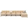 Garden sofa set 6 pieces solid pine wood by vidaXL, Garden sets - Ref: Foro24-3250860, Price: 349,38 €, Discount: %
