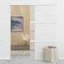 Sliding door made of tempered glass and silver aluminum 102.5x205 cm by vidaXL, Doors - Ref: Foro24-288060, Price: 280,59 €, ...