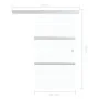 Schiebetür mit ESG-Glas und silbernem Aluminium 102,5x205 cm von vidaXL, Türen - Ref: Foro24-288060, Preis: 280,59 €, Rabatt: %