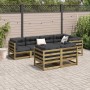 Gartensofa-Set 7-teilig aus imprägniertem Kiefernholz von vidaXL, Gartensets - Ref: Foro24-3299492, Preis: 432,76 €, Rabatt: %