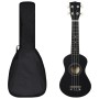 Sopran Ukulele Set mit Etui für Kinder schwarz 21" von vidaXL, Streichinstrumente - Ref: Foro24-70147, Preis: 27,47 €, Rabatt: %