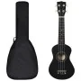 Soprano ukulele set with black 21" case for children by vidaXL, String instruments - Ref: Foro24-70147, Price: 31,05 €, Disco...