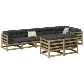 Garden sofa set 8 pieces impregnated pine wood by vidaXL, Garden sets - Ref: Foro24-3299503, Price: 479,98 €, Discount: %