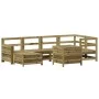 Juego de sofás de jardín 7 pzas madera de pino impregnada de vidaXL, Conjuntos de jardín - Ref: Foro24-3250971, Precio: 495,8...