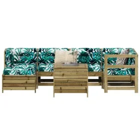 Garden sofa set 7 pieces impregnated pine wood by vidaXL, Garden sets - Ref: Foro24-3250967, Price: 477,73 €, Discount: %
