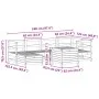Gartensofa-Set 7-teilig aus imprägniertem Kiefernholz von vidaXL, Gartensets - Ref: Foro24-3250967, Preis: 477,72 €, Rabatt: %