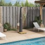 Außendusche PE-Rattan und schwarzes Akazienholz 55x60x224 cm von vidaXL, Pool- und Spa-Zubehör - Ref: Foro24-368209, Preis: 1...