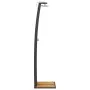Ducha de exterior ratán PE y madera acacia negro 55x60x224 cm de vidaXL, Accesorios para piscinas y spa - Ref: Foro24-368209,...