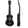 Soprano ukulele set with black 21" case for children by vidaXL, String instruments - Ref: Foro24-70147, Price: 31,05 €, Disco...