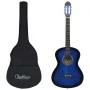 Beginner classical guitar set 12 pcs 4/4 39" by vidaXL, Guitars - Ref: Foro24-70109, Price: 85,92 €, Discount: %