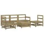 Juego de sofás de jardín 6 piezas madera de pino impregnada de vidaXL, Conjuntos de jardín - Ref: Foro24-3250751, Precio: 344...