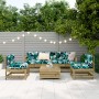 Gartensofa-Set 6-teilig aus imprägniertem Kiefernholz von vidaXL, Gartensets - Ref: Foro24-3250751, Preis: 349,38 €, Rabatt: %