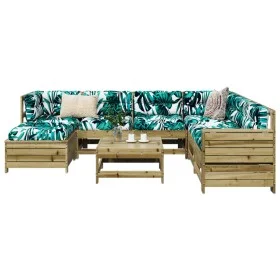 Garden sofa set 8 pieces impregnated pine wood by vidaXL, Garden sets - Ref: Foro24-3250567, Price: 501,02 €, Discount: %