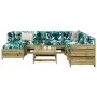 Gartensofa-Set 8-teilig aus imprägniertem Kiefernholz von vidaXL, Gartensets - Ref: Foro24-3250567, Preis: 501,09 €, Rabatt: %