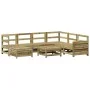 Juego de sofás de jardín 8 pzas madera de pino impregnada de vidaXL, Conjuntos de jardín - Ref: Foro24-3250567, Precio: 501,0...