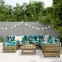 Juego de sofás de jardín 8 pzas madera de pino impregnada de vidaXL, Conjuntos de jardín - Ref: Foro24-3250567, Precio: 501,0...