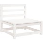 Gartensofa-Set 9-teilig aus massivem weißem Kiefernholz von vidaXL, Gartensets - Ref: Foro24-3299354, Preis: 565,09 €, Rabatt: %