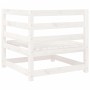 Gartensofa-Set 9-teilig aus massivem weißem Kiefernholz von vidaXL, Gartensets - Ref: Foro24-3299354, Preis: 565,09 €, Rabatt: %