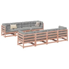 Garden sofa set 9 pieces solid Douglas fir wood by vidaXL, Garden sets - Ref: Foro24-3299356, Price: 490,58 €, Discount: %