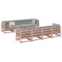 Garden sofa set 9 pieces solid Douglas fir wood by vidaXL, Garden sets - Ref: Foro24-3299356, Price: 496,25 €, Discount: %