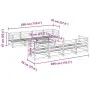 Gartensofa-Set 9-teilig aus massivem Douglasienholz von vidaXL, Gartensets - Ref: Foro24-3299356, Preis: 490,40 €, Rabatt: %