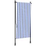 Außenrollo Stahlgewebe blau weiß 100x270 cm von vidaXL, Markisen - Ref: Foro24-368764, Preis: 65,53 €, Rabatt: %