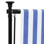 Außenrollo Stahlgewebe blau weiß 100x270 cm von vidaXL, Markisen - Ref: Foro24-368764, Preis: 58,85 €, Rabatt: %