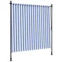 Außenrollo Stahlgewebe blau weiß 150x270 cm von vidaXL, Markisen - Ref: Foro24-368766, Preis: 64,81 €, Rabatt: %