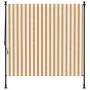 Außenrollo aus orange-weißem Stahlgewebe von vidaXL, Markisen - Ref: Foro24-368770, Preis: 78,40 €, Rabatt: %