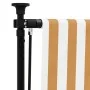 Außenrollo aus orange-weißem Stahlgewebe von vidaXL, Markisen - Ref: Foro24-368770, Preis: 78,40 €, Rabatt: %