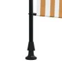 Außenrollo aus orange-weißem Stahlgewebe von vidaXL, Markisen - Ref: Foro24-368770, Preis: 78,40 €, Rabatt: %