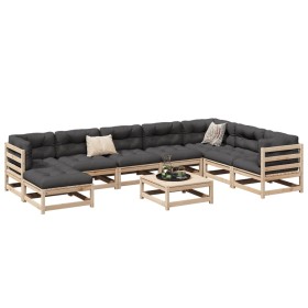 Garden sofa set 9 pieces solid pine wood by vidaXL, Garden sets - Ref: Foro24-3299581, Price: 469,53 €, Discount: %
