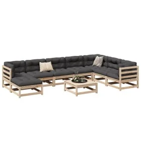 Garden sofa set 9 pieces solid pine wood by vidaXL, Garden sets - Ref: Foro24-3299581, Price: 463,14 €, Discount: %