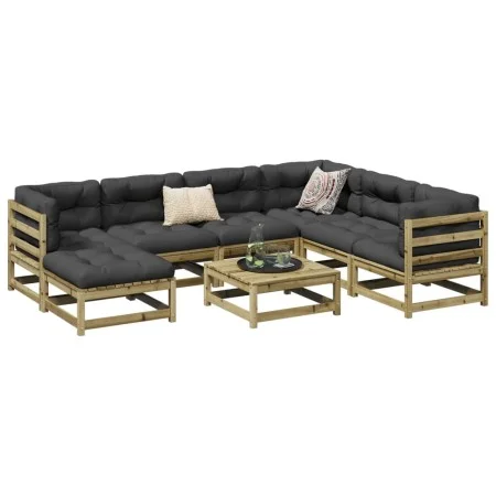 Garden sofa set 8 pieces impregnated pine wood by vidaXL, Garden sets - Ref: Foro24-3299555, Price: 467,73 €, Discount: %