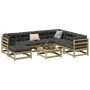 Gartensofa-Set 8-teilig aus imprägniertem Kiefernholz von vidaXL, Gartensets - Ref: Foro24-3299555, Preis: 467,73 €, Rabatt: %
