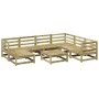 Garden sofa set 8 pieces impregnated pine wood by vidaXL, Garden sets - Ref: Foro24-3299555, Price: 467,73 €, Discount: %