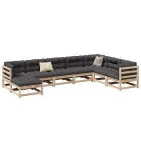 Garden sofa set 8 pieces solid pine wood by vidaXL, Garden sets - Ref: Foro24-3299574, Price: 410,93 €, Discount: %