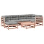 Set de sofás jardín 7 pzas con cojines madera abeto Douglas de vidaXL, Conjuntos de jardín - Ref: Foro24-3299536, Precio: 639...