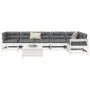 Gartensofa-Set 7-teilig aus massivem weißem Kiefernholz von vidaXL, Gartensets - Ref: Foro24-3250881, Preis: 463,41 €, Rabatt: %
